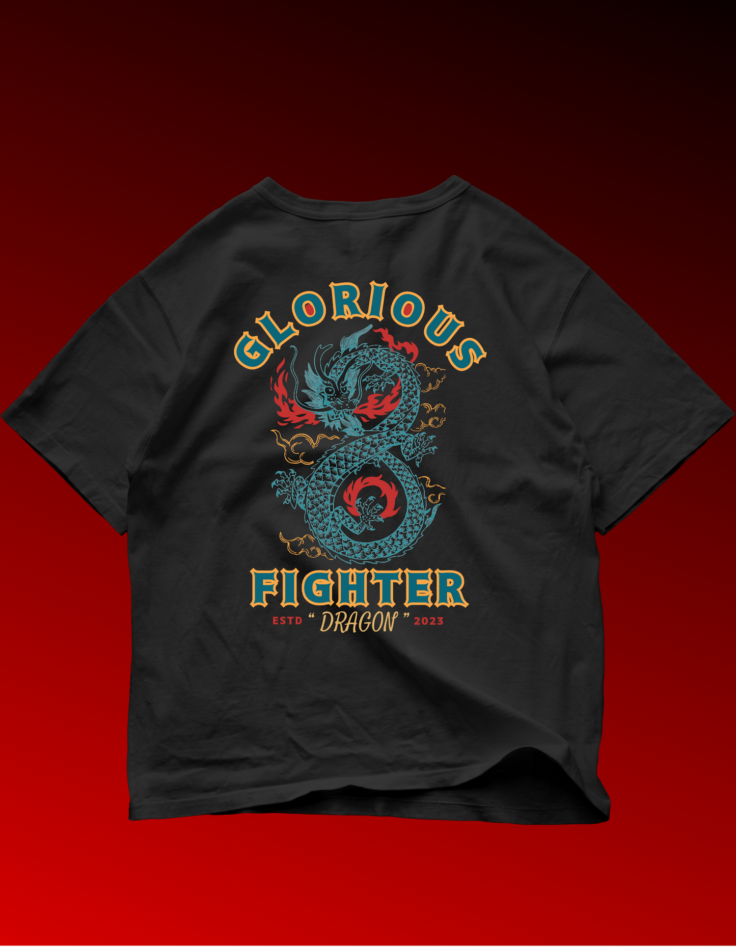 Camiseta de luchador glorioso